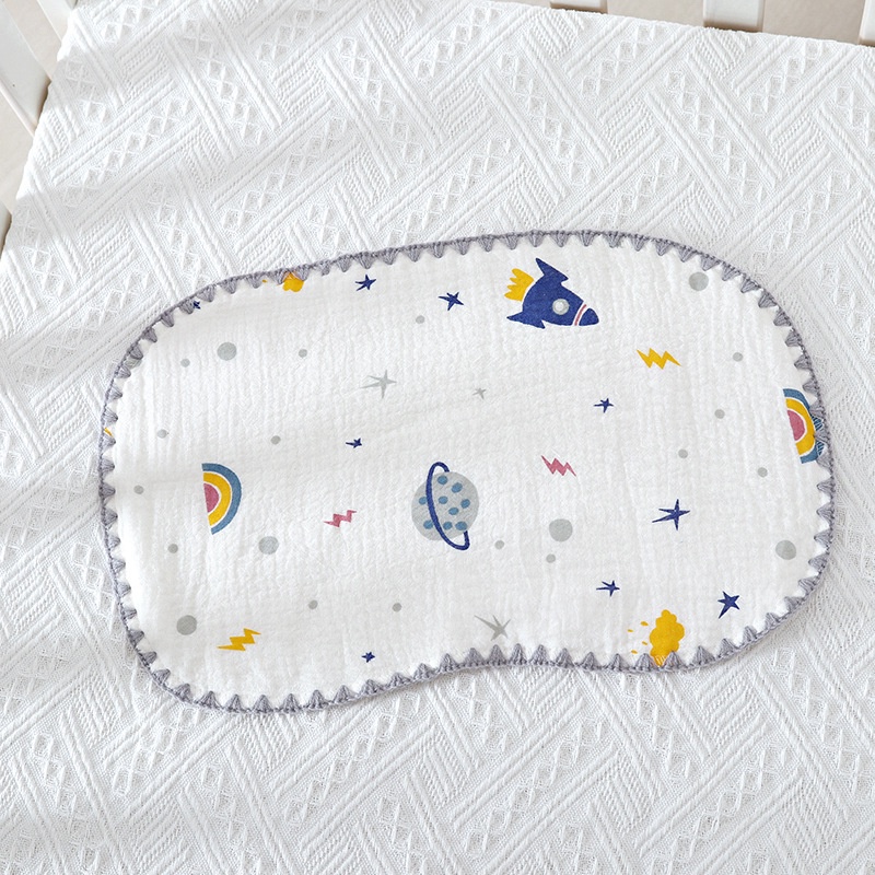 Gối xô nhăn 10 lớp cho bé sơ sinh 25*40cm