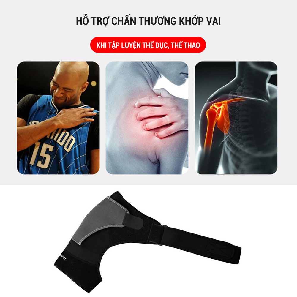 Đai bảo vệ khớp vai hỗ trợ tập luyện và điều trị GoodFit GF701S