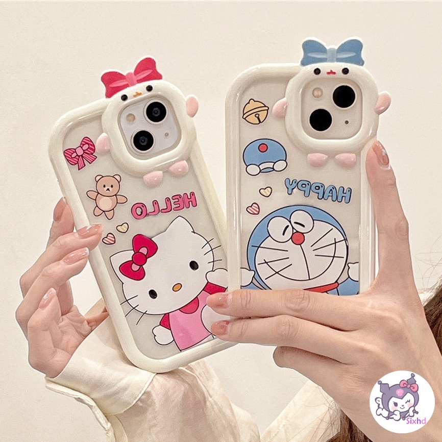 Ốp Lưng iPhone 13 12 11 Pro Max X Xr Xs Max sixhd Ốp Điện Thoại TPU Mềm Chống Rơi Họa Tiết Hoạt Hình Dễ Thương Cho