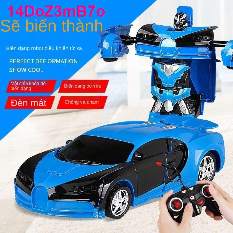 Xe điều khiển từ xa biến dạng Robot King Kong có thể sạc lại đồ chơi trẻ em cậu bé Lamborghini đua