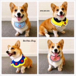 Yếm đeo cổ chó mèo cute kẹo que