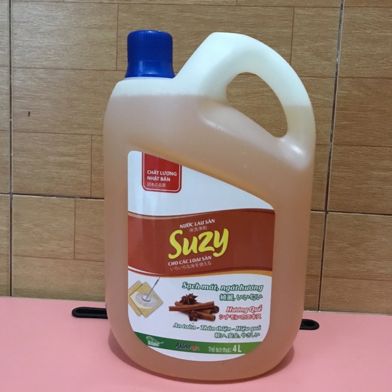Nước lau sản Suzy hương quế 4 lít