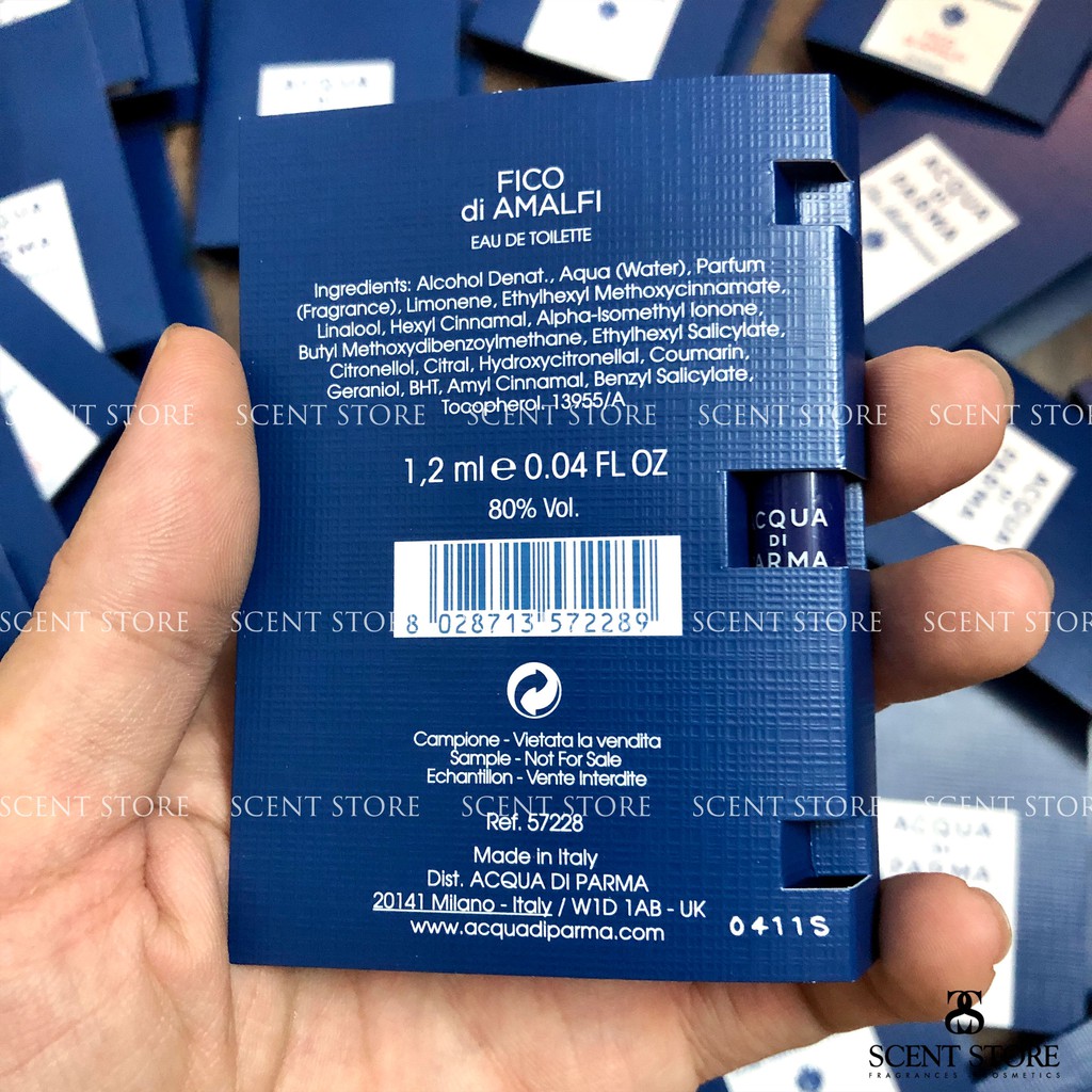 Scentstorevn - Vial chính hãng nước hoa Acqua di Parma Fico di Amalfi, Arancia di Capri [1.2ml]