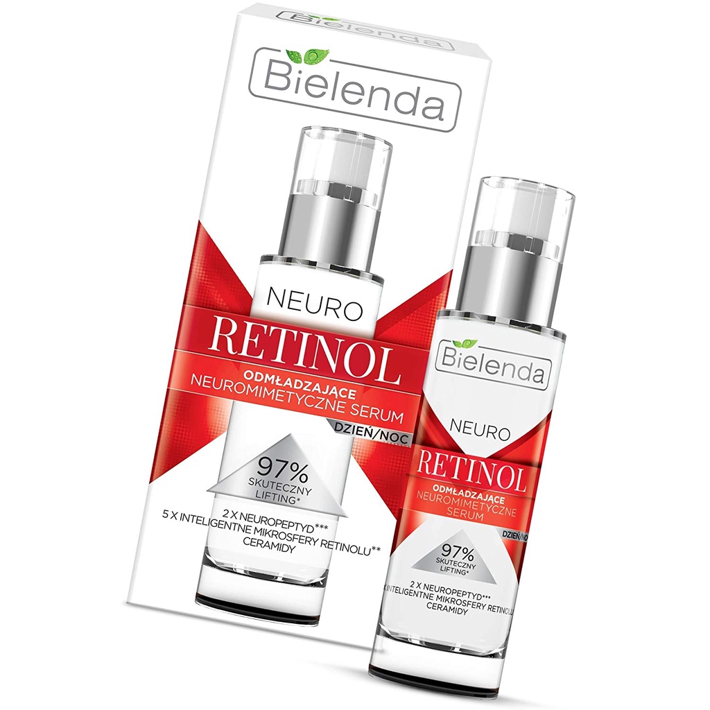 Serum dưỡng da Bielenda Neuro Retinol chống nhăn, chống chảy xệ, trẻ hóa da 30ml