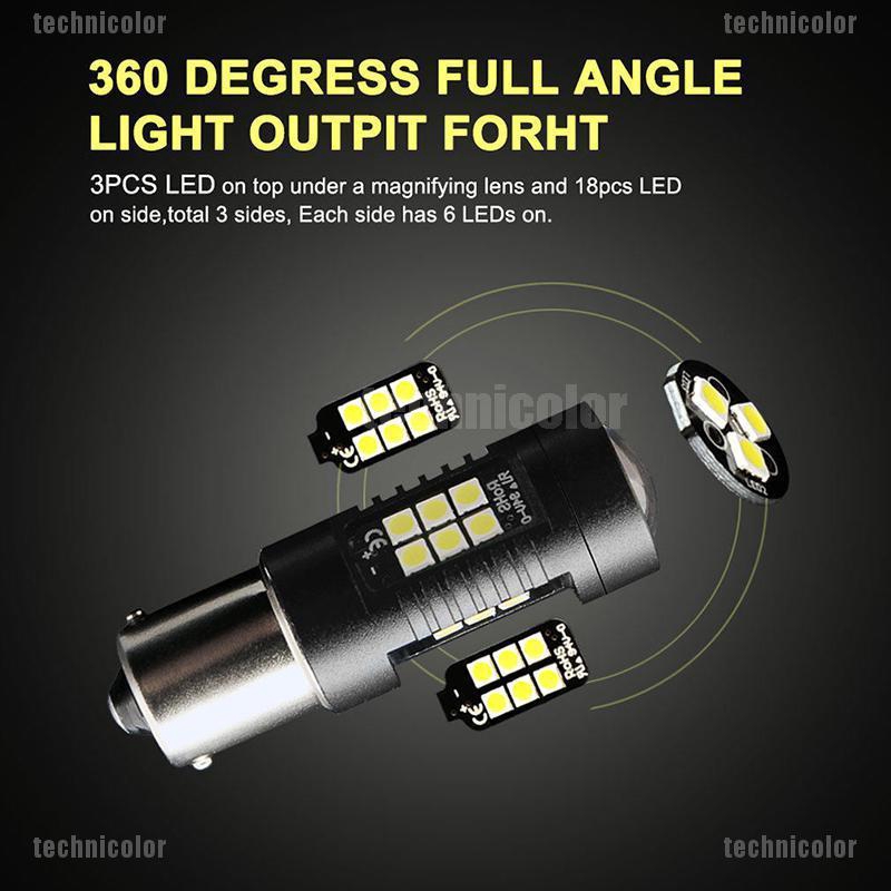 Bóng Đèn LED Đuôi Xe Hơi Ánh Sáng Trắng 1156 BA15S P21W 21SMD 1200Lm