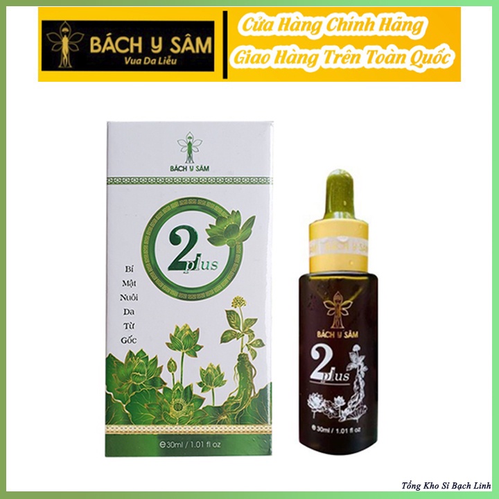 Bách Y Sâm 02 Plus Bạch Linh Bách Y Sâm 30ml Mẫu Mới Nhất Sản Xuất 1/2022(Miễn Phí Vận Chuyển)