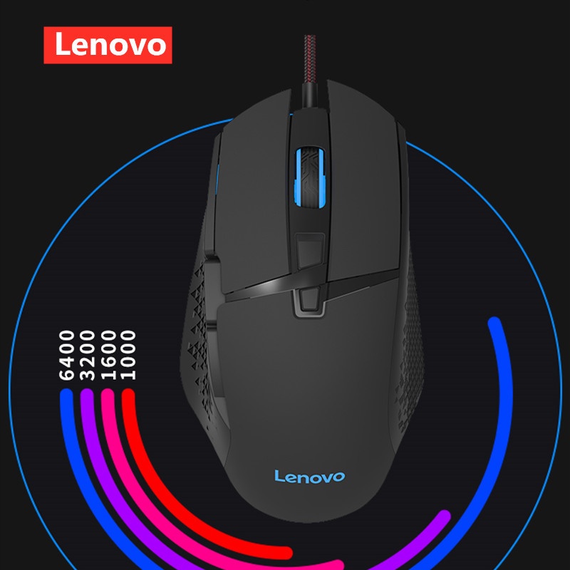 Chuột LED RGB 6400DPI Gaming Mouse Lenovo M106