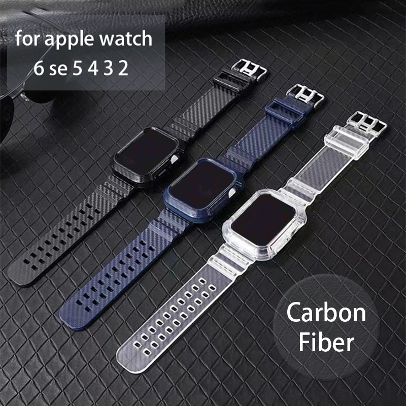 Dây Đeo Sợi Carbon Cho Đồng Hồ Thông Minh Apple Watch