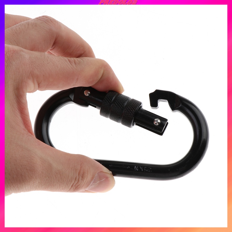 [BigSale] O-Shaped Climbing Screwgate Carabiner For Climbing Hammock Rappelling 25KN