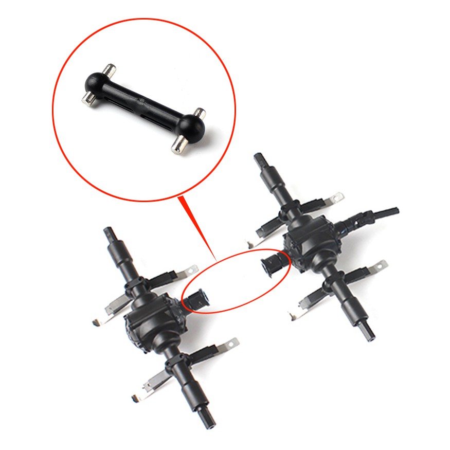 Cardan khúc xương nối cầu giữa và cầu sau xe tải JJRC 6x6 tỉ lệ 1:16