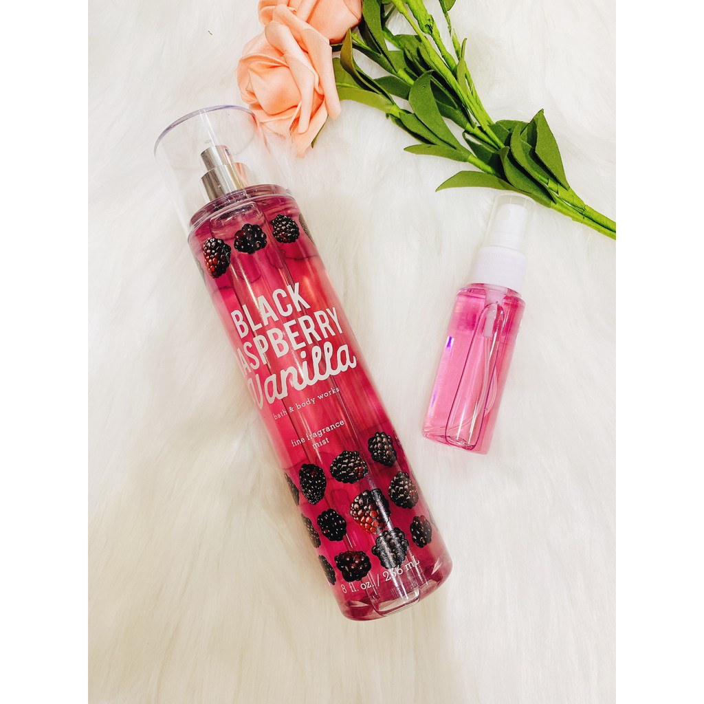Xịt Thơm Toàn Thân Lưu Hương Mịn Da Bath & Body Works - Black Raspberry Vanilla [𝑩𝒐𝒅𝒚𝒎𝒊𝒔𝒕 𝑨𝒖𝒕𝒉𝒆𝒏𝒕𝒊𝒄] | BigBuy360 - bigbuy360.vn
