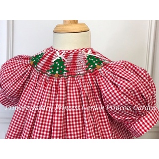 ĐẦM SMOCK NOEL CÂY THÔNG