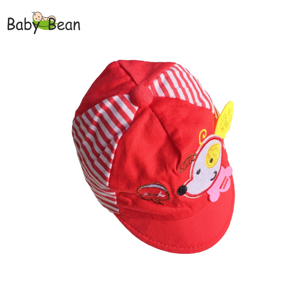 [Mã FARSBR152 giảm 15% đơn 99K] Mũ Vải Cotton Lưỡi Trai Mềm Bo Thun Bé Sơ Sinh Trai BabyBean (3-6 tháng)