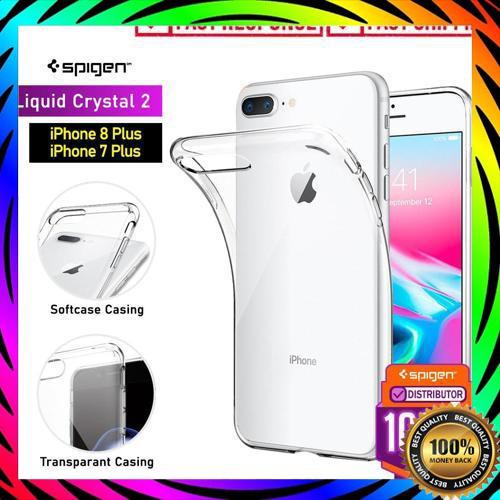 Mềm Ốp Lưng Dẻo Trong Suốt Cho Iphone 8 Plus 7 Plus Spigen Crystal 2