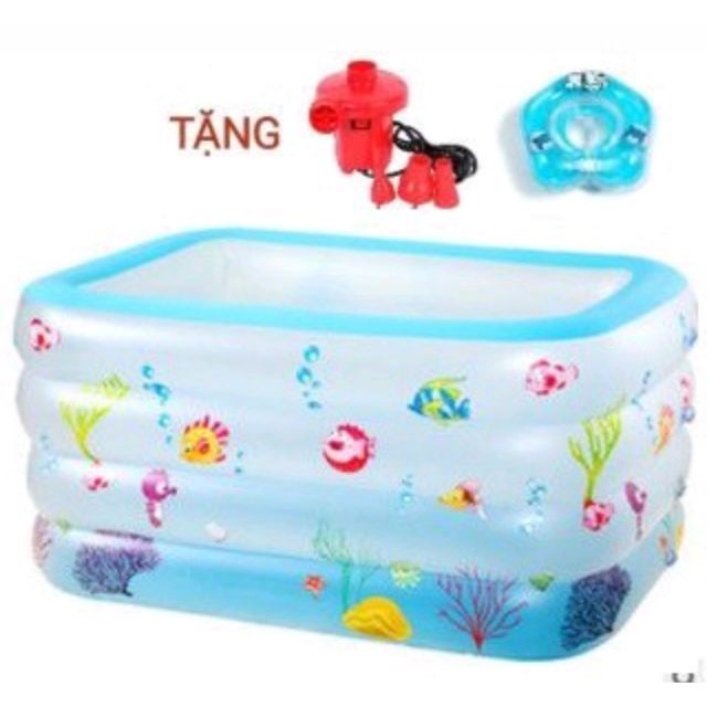 Bể bơi 4 tầng 140×100×75cm