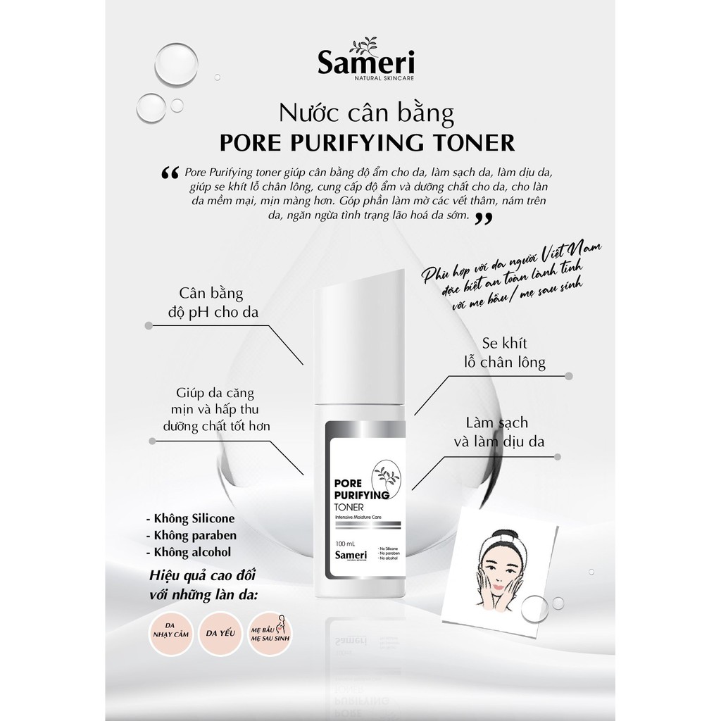 Nước Cân Bằng Pore Purifying Toner Sameri | BigBuy360 - bigbuy360.vn