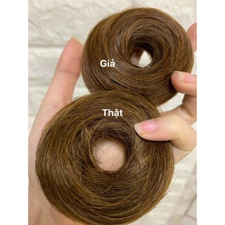 Tóc giả nữ búi ❤️❤️ FREESHIP ❤️Búi cột thẳng siêu xinh