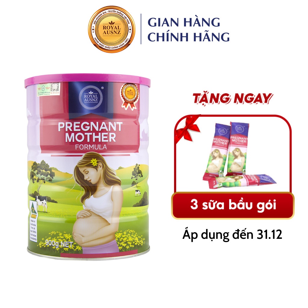 [Mã LTP50 giảm 50000 đơn 150000] Sữa Bột Hoàng Gia Pregnant Mother Formula Dành Cho Phụ Nữ Mang Thai Royal AUSNZ 900g