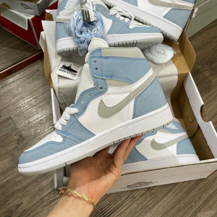 Giày cao cổ Hyper Royal xanh nỉ [ Tặng dây giày] Giày xanh nỉ cổ cao siêu hot 2021 | BigBuy360 - bigbuy360.vn