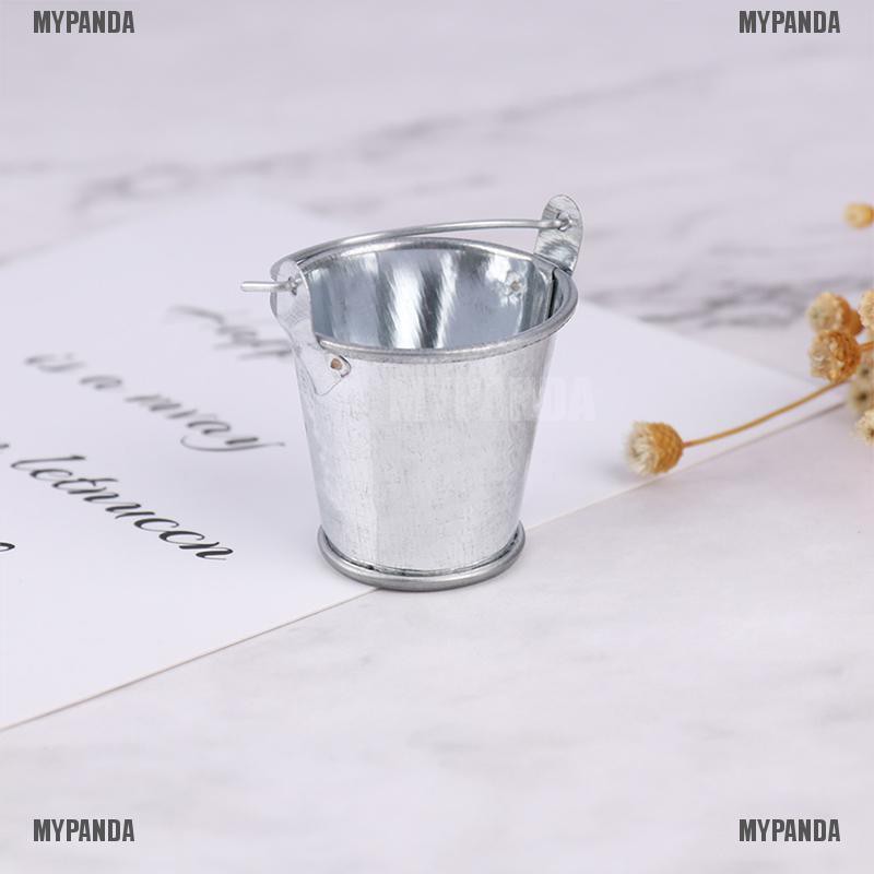 Mô Hình Xô Kim Loại 1/6 1/12 Trang Trí Nhà Búp Bê