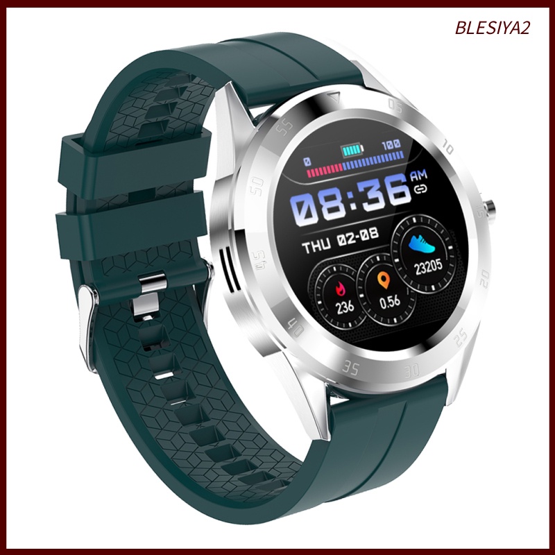 [BLESIYA2]Women Men Bluetooth Smart Watch Wrist Band Sedentary Reminder Brown