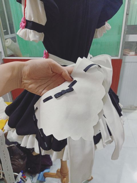 Trang phục hầu gái phối màu cosplay nekopara