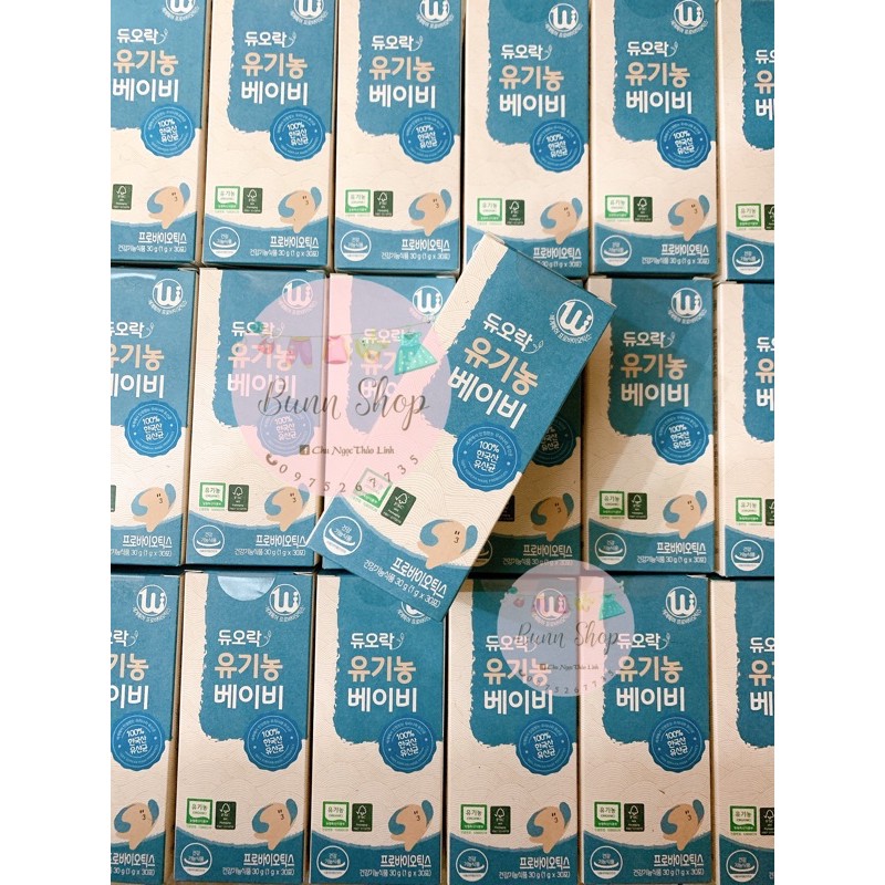 MEN VI SINH DUOLAC ORGANIC CHO BÉ