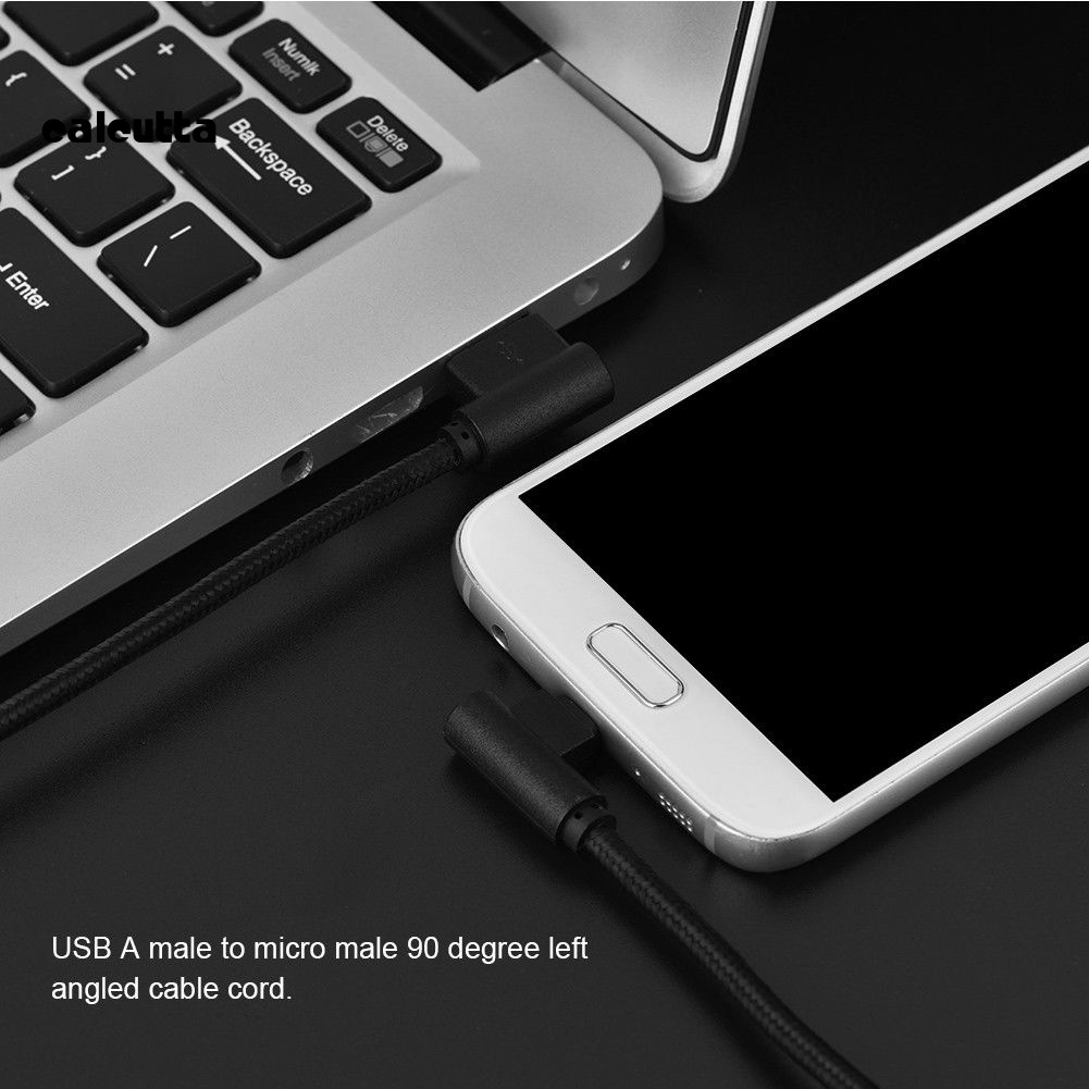 Dây Cáp Sạc Micro USB Dài 1M 90 Độ Chất Lượng Cao