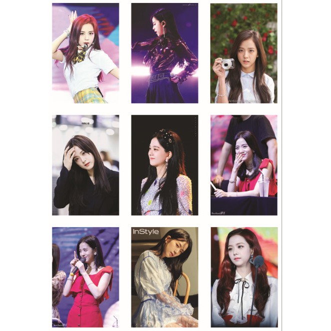 Lomo card ảnh BLACKPINK JISOO full 54 ảnh