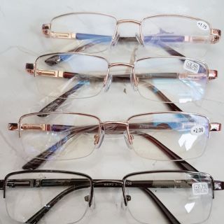 Mắt kính lão đọc sách gọng viền vàng cao cấp