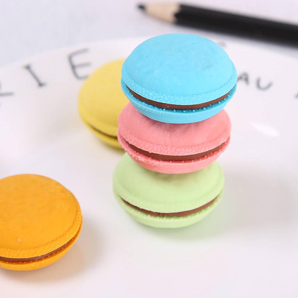 Set 5 Cục Tẩy Mềm Hình Bánh Macaroon