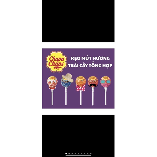 kẹo trái cây chupa chups lẻ