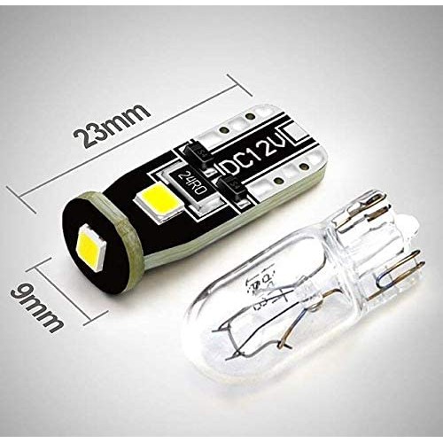 Đèn Led T10 W5W 3SMD LED 194 168 3030 Thay Thế Đèn Nội Thất Canbus, Đèn Biển Số Tích Hợp Mạch IC