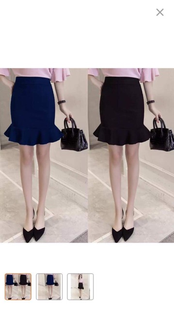 [NEW] Chân váy đuôi cá dáng ngắn tới gối dài 52-55cm | BigBuy360 - bigbuy360.vn