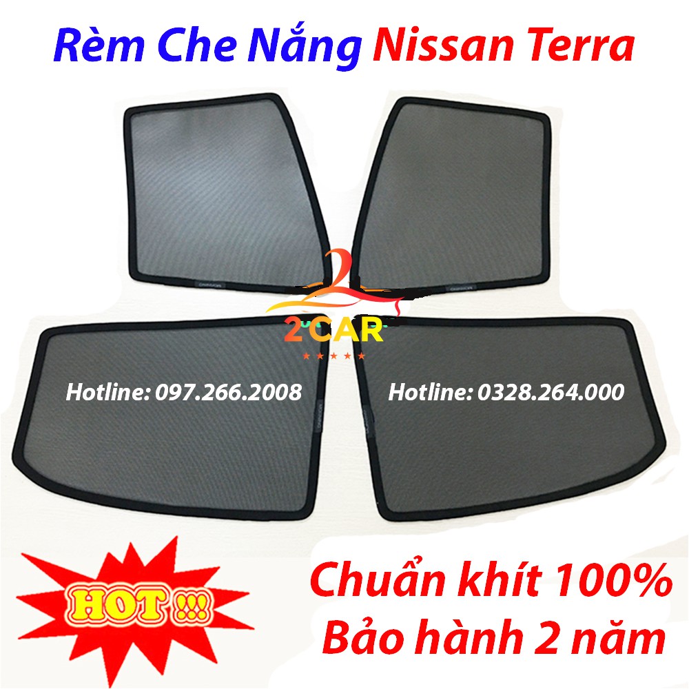 Rèm Che Nắng Xe Nissan Terra - Hàng Loại 1, có hút nam châm -BH 2 Năm