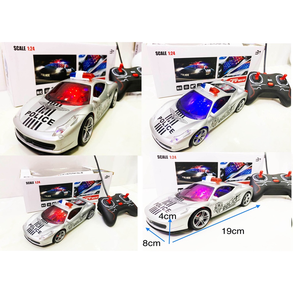 Xe cảnh sát điều khiển đèn nhạc