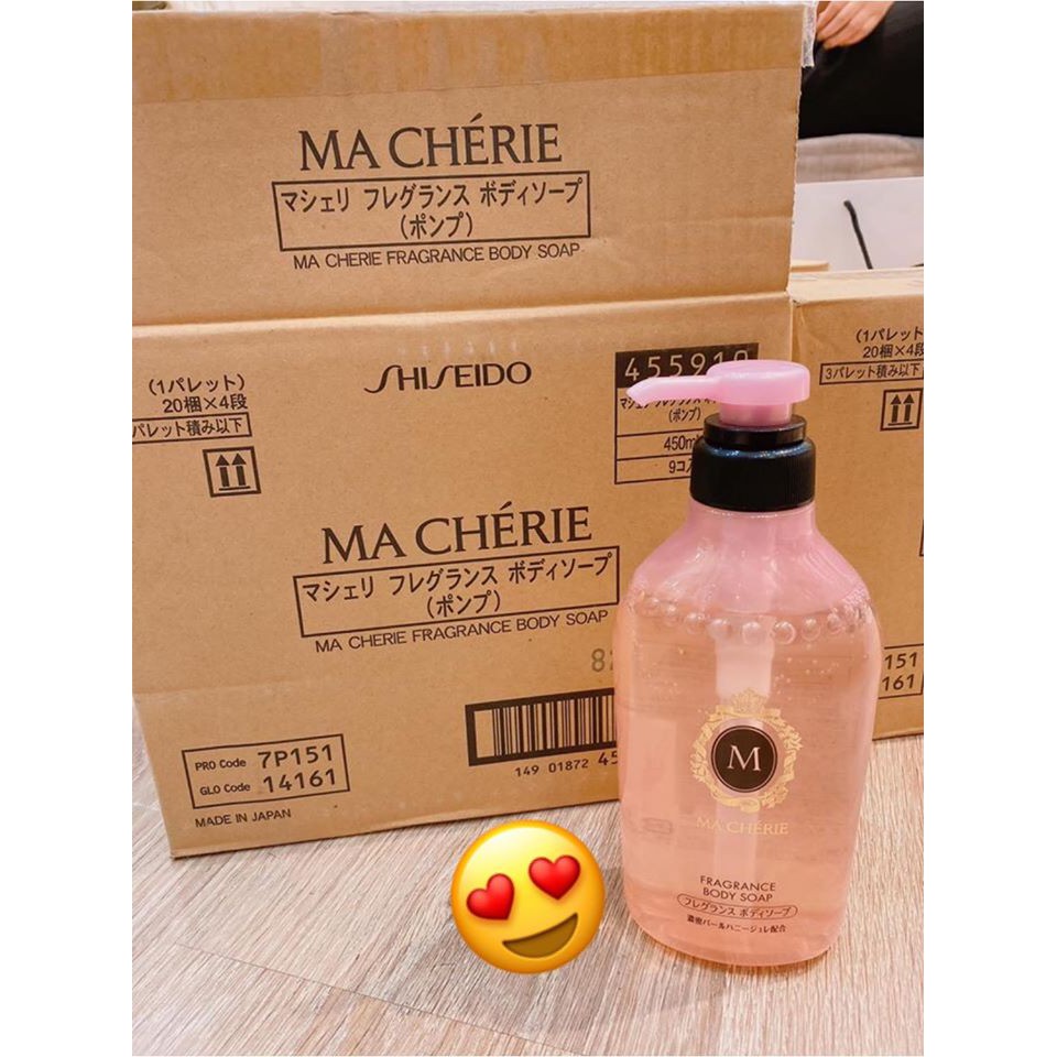 Sữa tắm Shiseido MaCherie Fragrance Body Soap 450ml - Nhật Bản