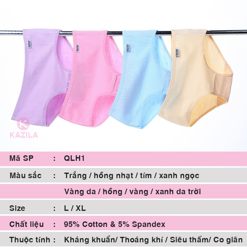 Quần lót nữ H&P PULO, quần lót cotton cao cấp xuất Mỹ Kazila QLH1