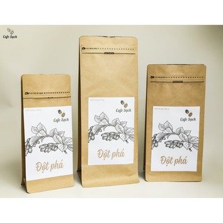 [Nhập mã CAFEFOX09 giảm 50%] Cà phê nguyên chất Arabica + Robusta - FOX CAFE - Đột Phá 1kg