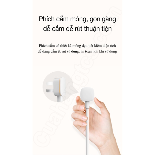 Ổ cắm tích hợp sạc nhanh 20w 2A1C Xiaomi XMCXB05QM BHR5094CN Power Strip