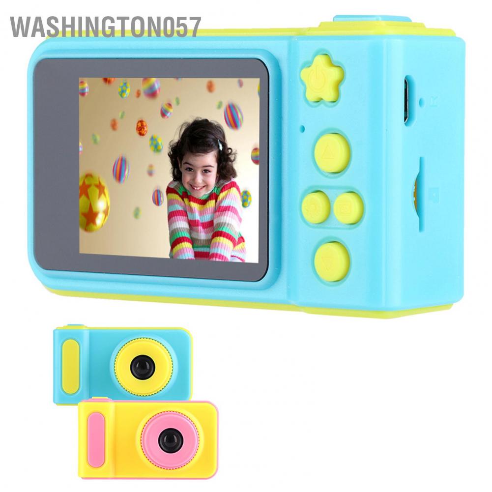 Có thể bán buôn Máy quay video kỹ thuật số 2 inch 1080P Phim hoạt hình Đồ chơi trẻ em Quà tặng sinh nhật Hàng giao ngayWashington057