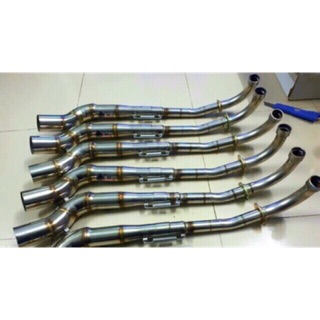 cổ pô 2 khúc STB cho wave deam sius gắn lon pô độ