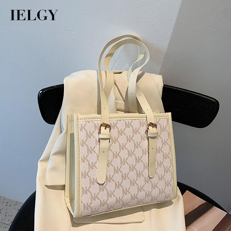 Túi Đeo Vai Cỡ Lớn In Chữ Phối Màu Thời Trang Cho Nữ