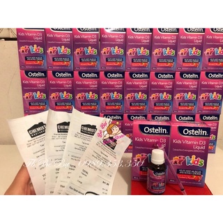 Vitamin D3 Ostelin kid liquid 20ml và Ostelin Infant Drop 2,4ml bổ sung cho trẻ
