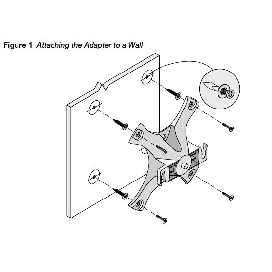 Đế Treo Trần và Để Bàn ZIN CHÍNH HÃNG Cho Wifi HP Aruba AP-220-MNT-W1 mount kit