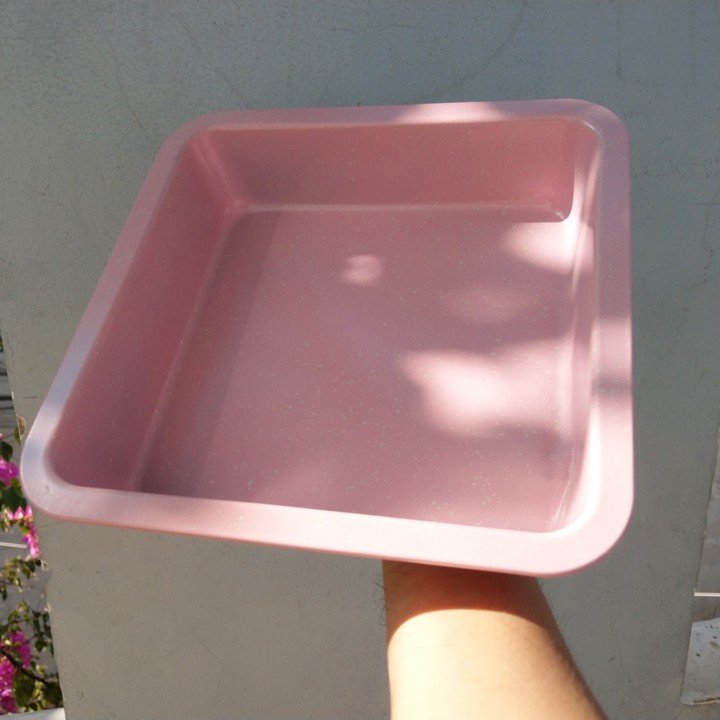 Khuôn làm bánh, khuôn tròn đế rời, khuôn vuông, khuôn bánh mỳ, khuôn cupcake chống dính cao cấp-T0108HONG