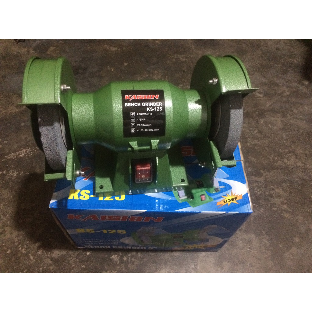 MÁY MÀI 2 ĐẦU 1/4 HP CHÍNH HÃNG &quot; BENCH GRINDER