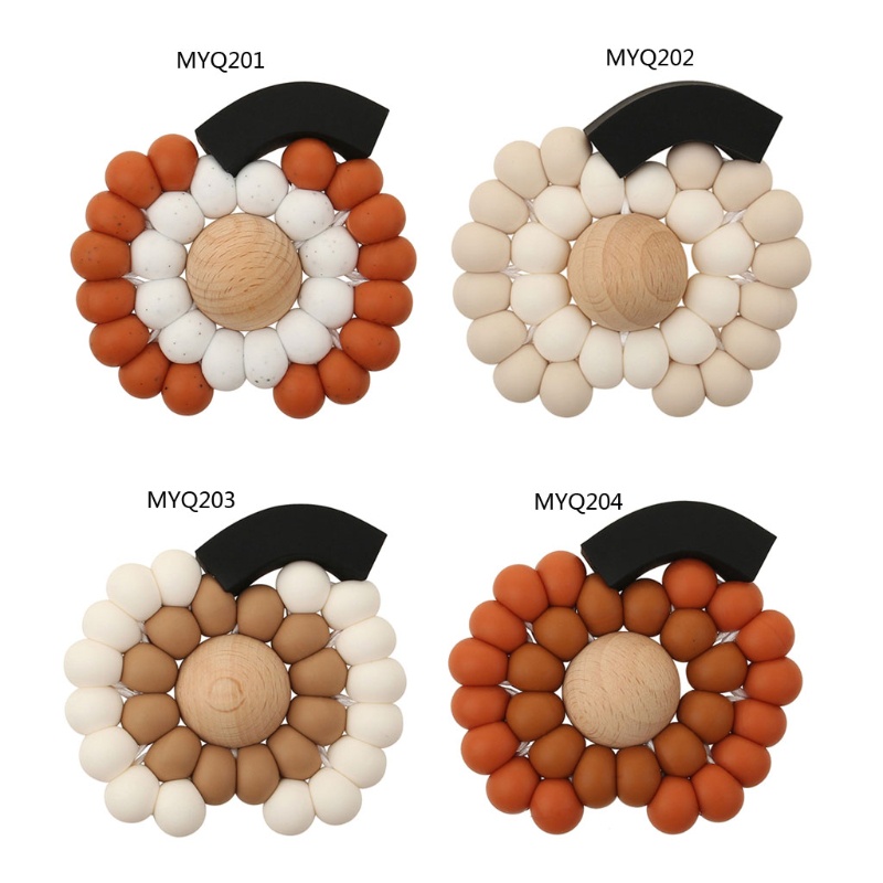 Dụng Cụ Ngậm Nướu Hình Quả Táo Bằng Silicone Thân Thiện Với Môi Trường