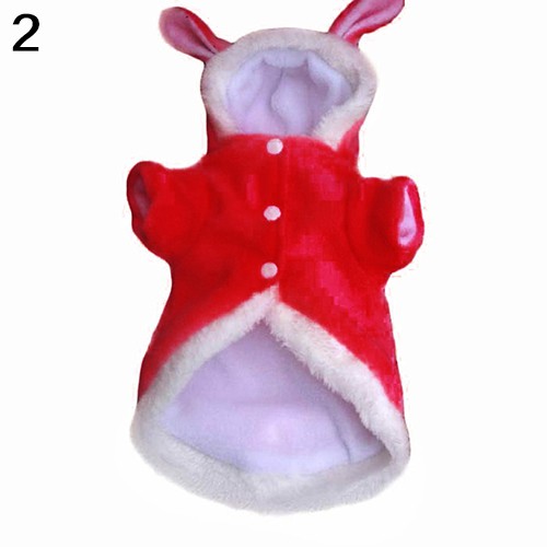 Áo Hoodie Tai Thỏ Dễ Thương Cho Thú Cưng