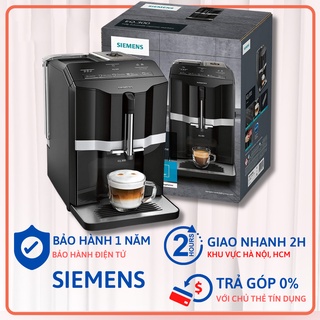 Máy pha cafe tự động siemens ti35a509de eq.300 black. gem - hàng đức